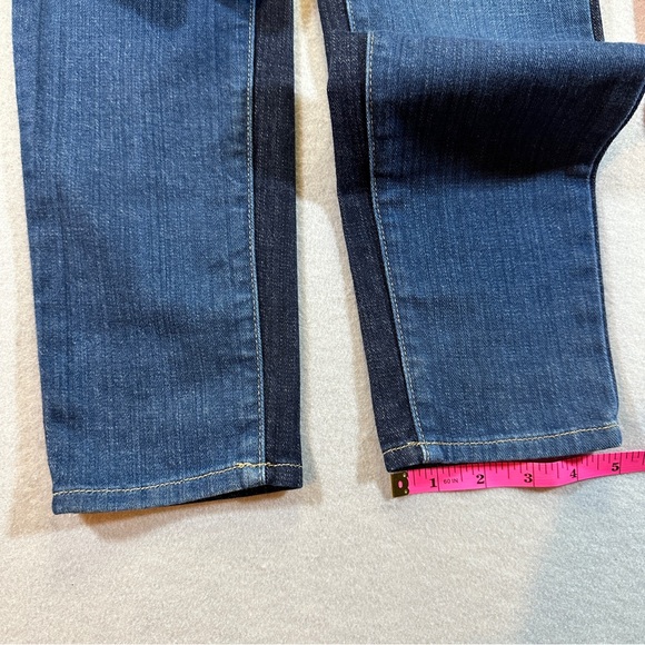 PAIGE Ultra Skinny Jeans Women’s 29 Two Tone Light & Dark Blue Stretch Denim - Picture 4 of 13